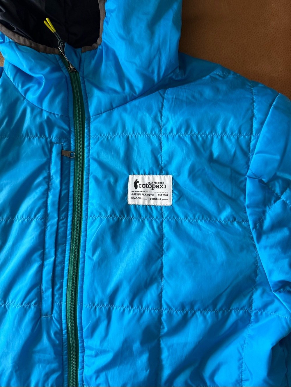 Cotopaxi Jacket Men's Size M Blue Teca Calido Hooded Reversible Full Zip Outdoor - Picture 2 of 9